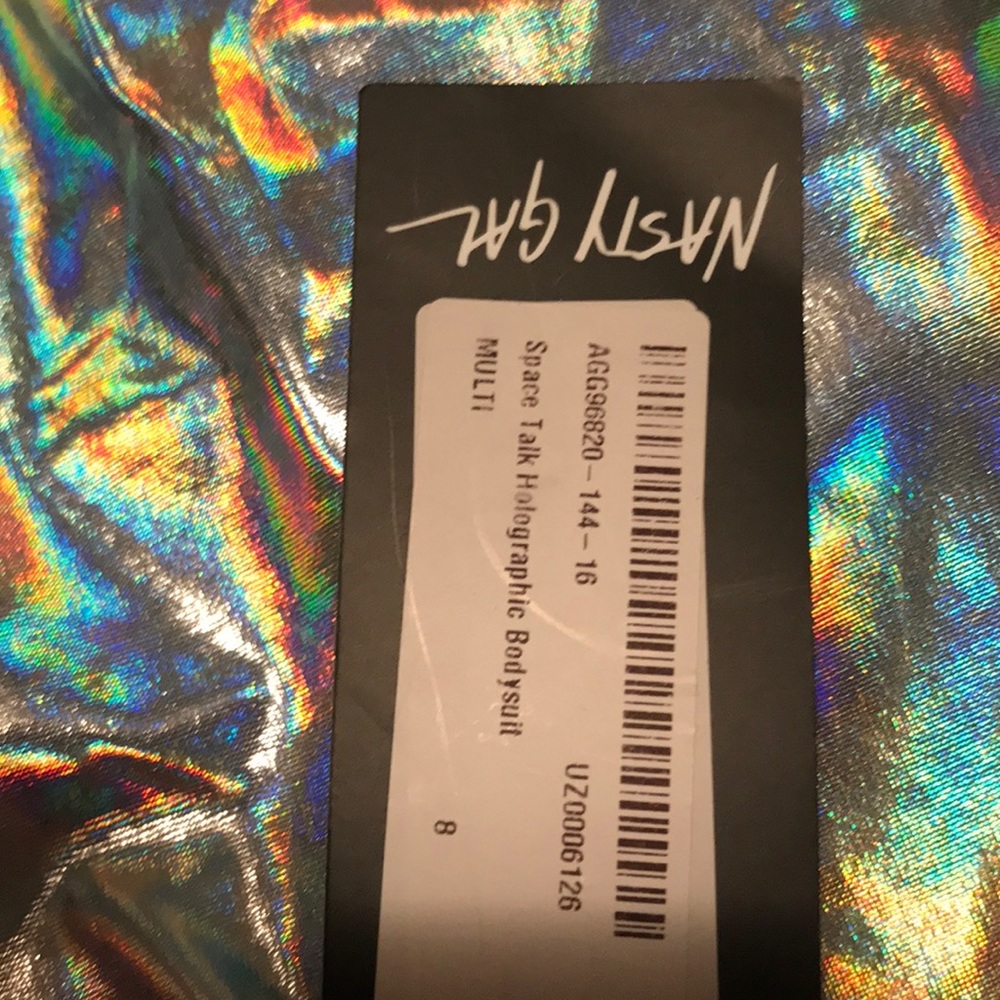 Space Talk Holographic Bodysuit by Nasty Gal - Picture 4 of 4